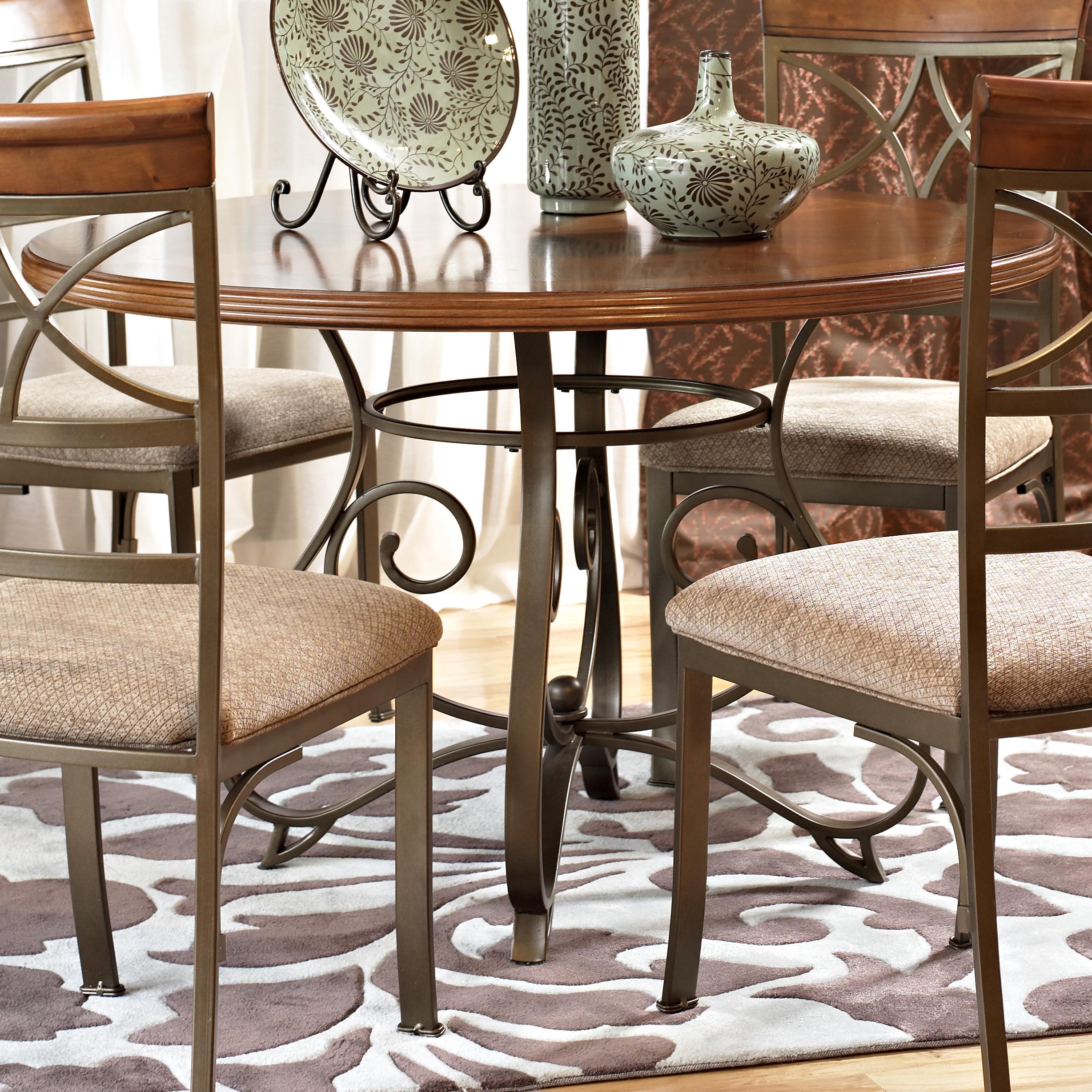 Powell hamilton dining best sale table